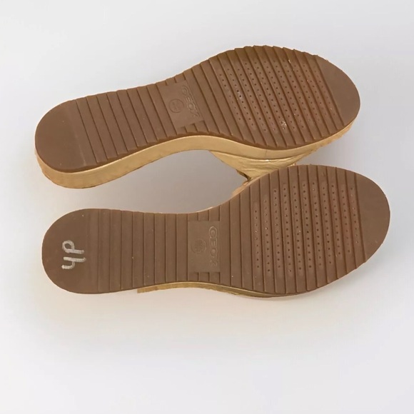 Geox Patrick Cox design cream patent leather sandals size 9 - Picture 3 of 11